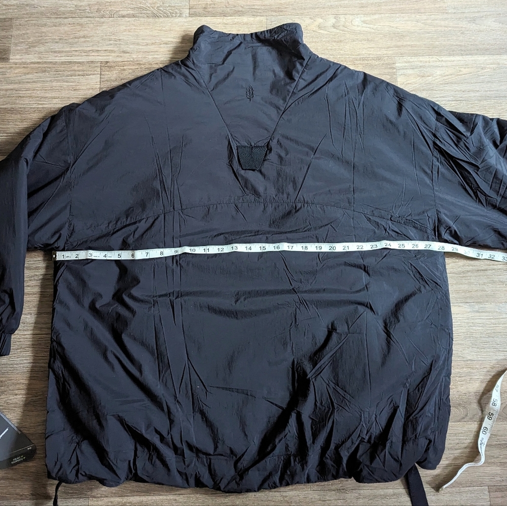 NWT Free People Faye Puffer Pullover Black Oversized Jacket Size Medium - Picture 11 of 13